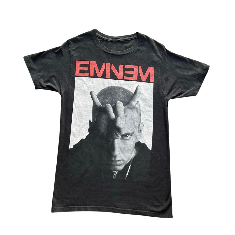 Eminem Rap Vintage 2000s Y2K Graphic T Shirt Tee Size S Rare Collectible OG Hip